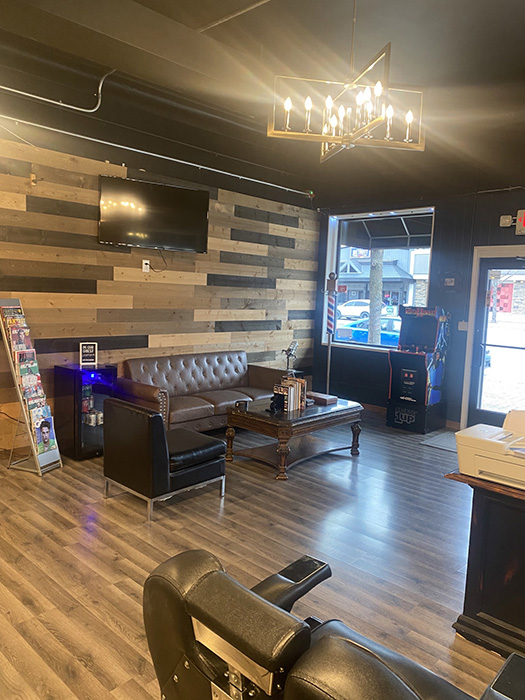 A picture of the waiting area inside The Brand.